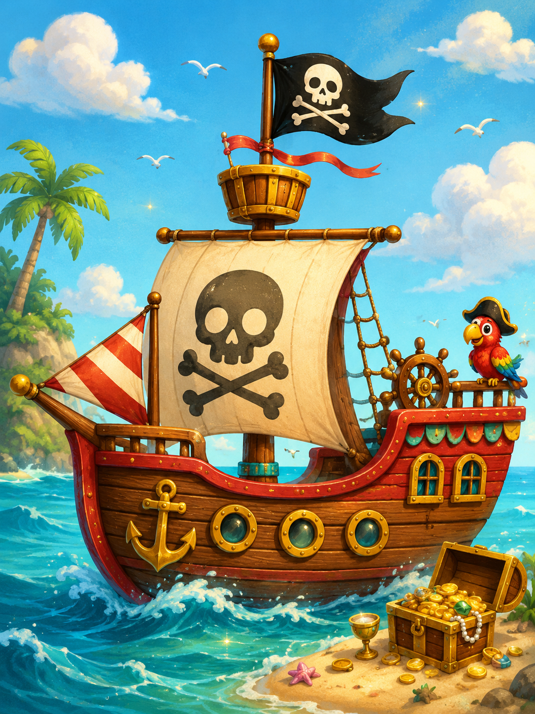Voorbeeld van Ontwerp jouw piratenschip