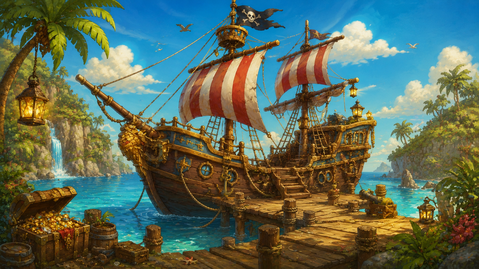 Het Kapiteinsschip op Piratenbaai
